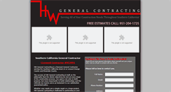 Desktop Screenshot of hwgeneralcontracting.com